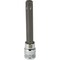 Dynamic Tools 3/8 Drive Torx Head, T55 Long Bit, Chrome Finish Socket D006755 - alternate 1